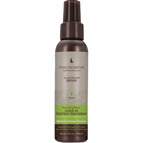 Macadamia Professional Vegan NOURISHING REPAIR LEAVE-IN PROTEIN TREATMENT sprej 148 ml slika 1