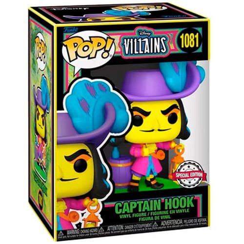 POP figure Disney Villains Hook Black Light Exclusive slika 1