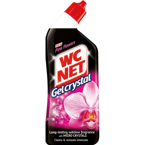 WC Net Crystal Intense gel za WC šolju Pink flowers 750ml slika 1