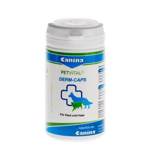 Canina Petvital Derm Caps, za zdravlje može i dlake pasa i mačaka, kapsule, 40g (100 kom)