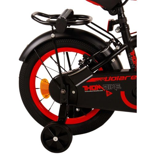 Dječji bicikl s dvije ručne kočnice Volare Thombike 14" crno-crveni slika 4
