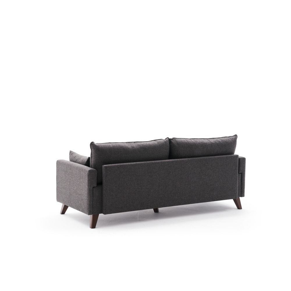 Trosjed Bella Sofa - Antracit Boja slika 7