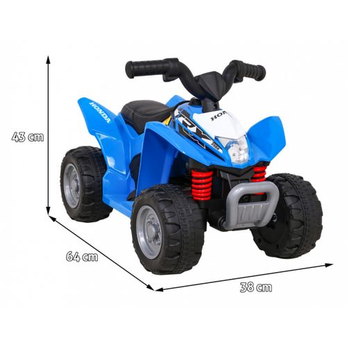 Quad na akumulator Honda 250X TRX - plavi slika 2