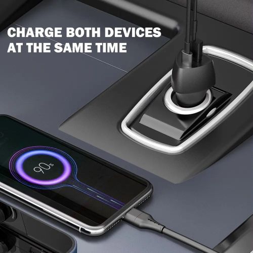 VEGER auto punjač CC50 USB+USB-C PD, QC3.0 38W slika 4