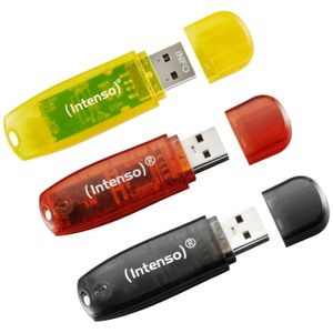 (Intenso) USB Flash drive 32GB Hi-Speed USB 2.0,Rainbow Line, 3 kom - USB2.0-32GB/Rainbow, 3 kom