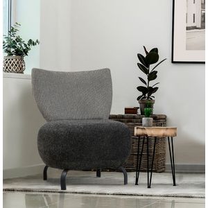 Loly - Anthracite Anthracite Wing Chair