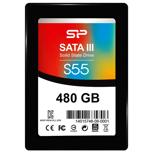 Silicon Power SP480GBSS3S55S25 2.5" 480GB SSD, SATA III, S55, Read up to 500 MB/s, Write up to 450 MB/s slika 1