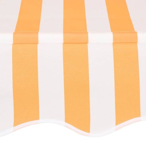 Tenda na ručno uvlačenje 150 cm narančasto-bijela prugasta slika 16