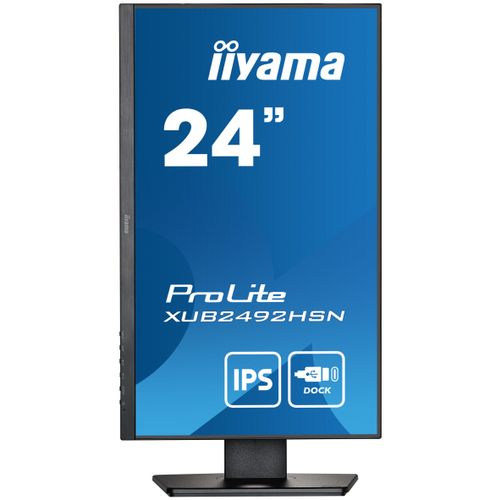 IIYAMA Prolite 23.8" 1920x1080 DP, HDMI, USB-C Dock 65W + LAN slika 4