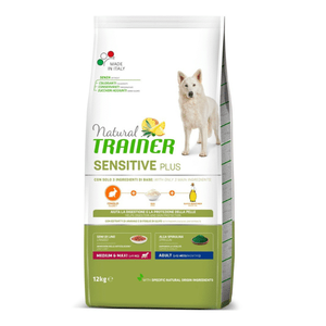 Trainer Natural Medium/Maxi Sensitive No Gluten Zečetina 12 kg