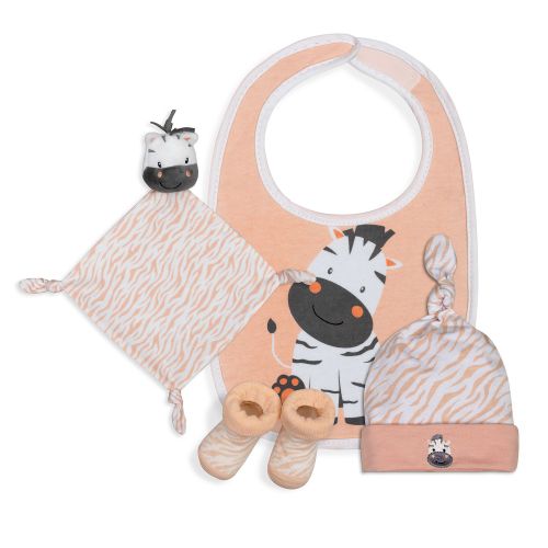 Set za bebe InterBaby Zebra roza slika 1