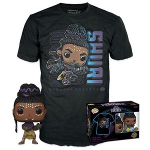 Set figure POP & Tee Marvel Black Panther Shury Exclusive size S