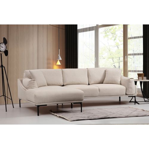 Atelier Del Sofa Kutna garnitura LEO, lijeva, krem, Leo Corner Left - Cream slika 2