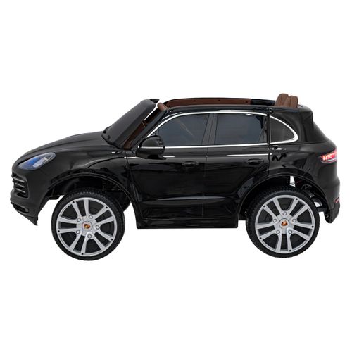 Licencirani auto na akumulator Porsche Cayenne S - crni/lakirani slika 4