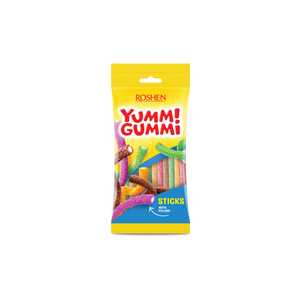 Roshen Yummi Gummi gumeni bomboni sour sticks 70g