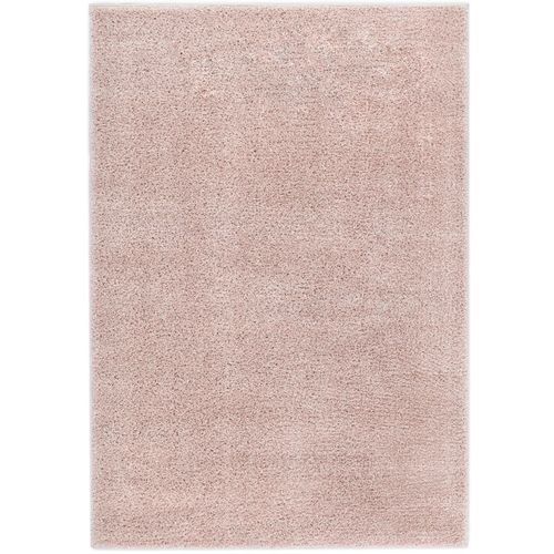 Čupavi ukrasni tepih 80 x 150 cm blijedo ružičasti slika 32