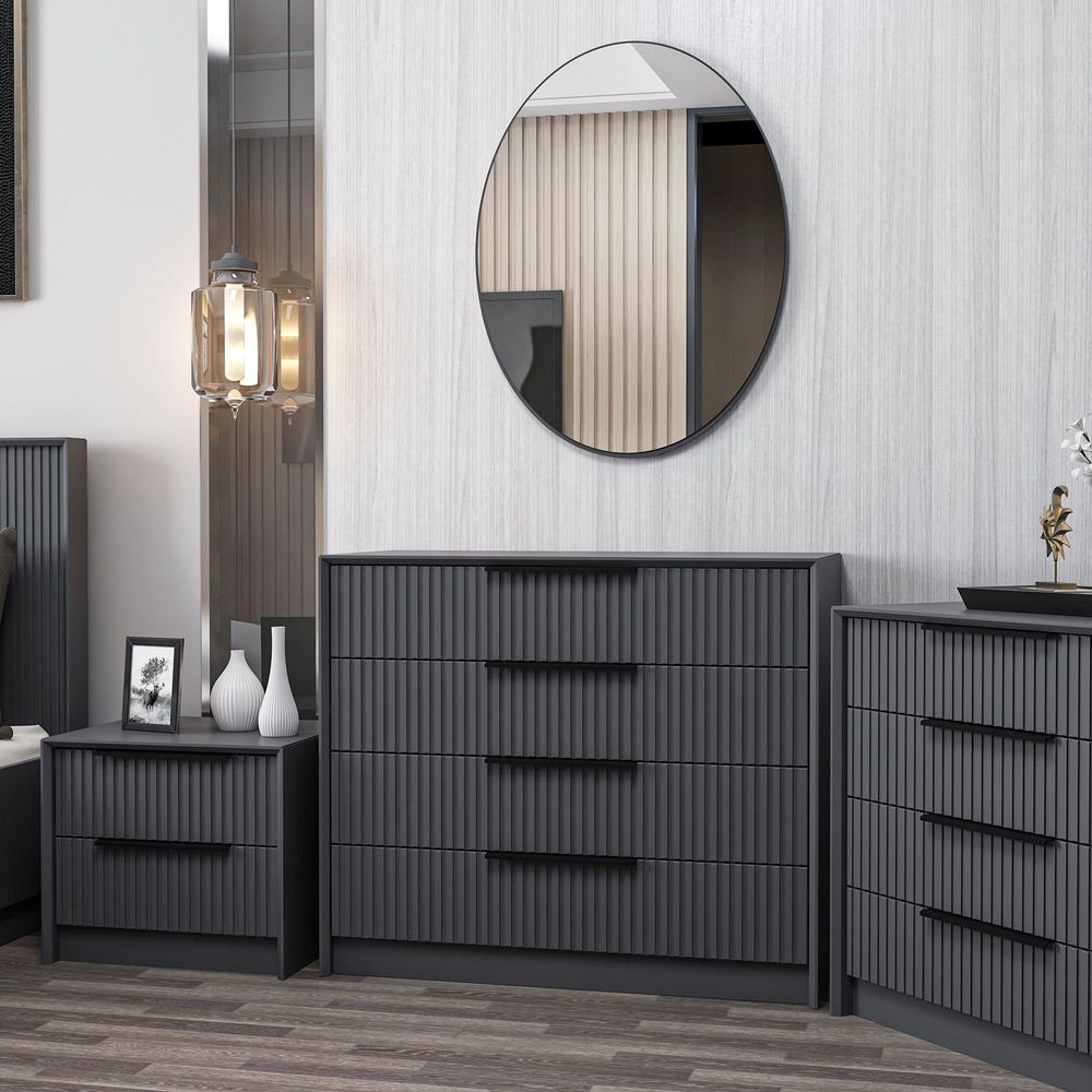 Kale Luxe - Komoda 4801 Antracit slika 2