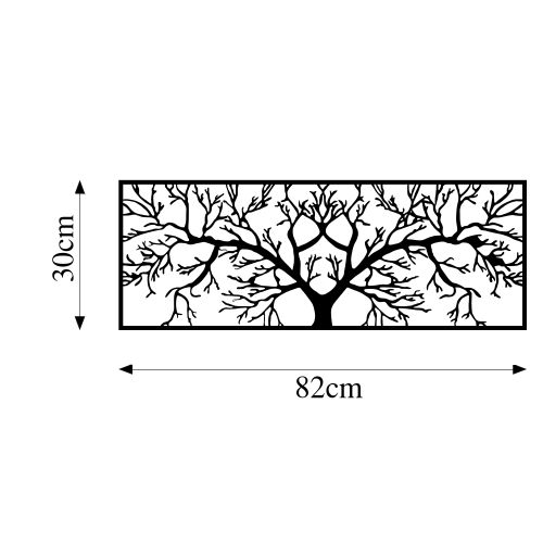 Wallity Metalna zidna dekoracija, Tree - 268 slika 6