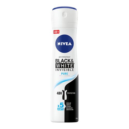 NIVEA Dezodorans Invisible for Black & White Pure 150 ml slika 1