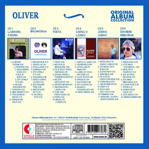 Oliver Dragojević - Original Album Collection - Vol. 1 slika 2