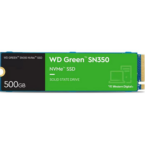 SSD WD Green SN350 NVMe 500GB, M.2 2280, WDS500G2G0C slika 1