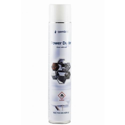 Gembird Compressed air duster (flammable), 750 ml slika 1