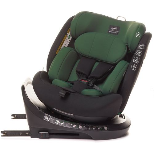 4BABY autosjedalica I-Size (40-150 cm) Roto-fix dark green slika 3