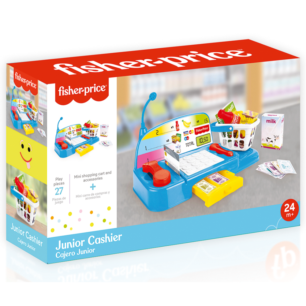 Fisher Price 1805A Dječija kasa sa dodacima 20x37x22cm slika 4