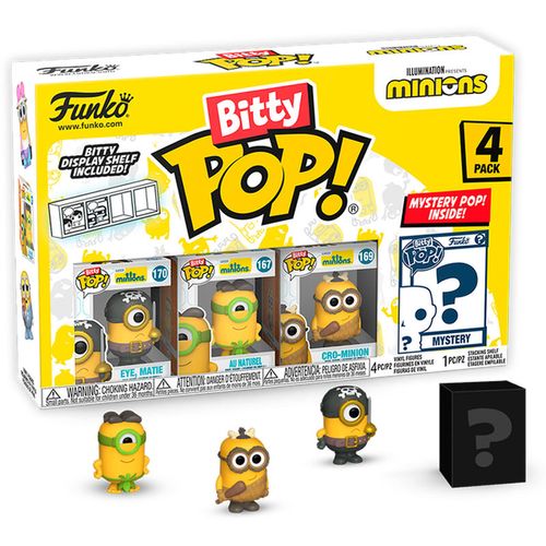 Blister 4 figures Bitty POP Minions Series 1 slika 1