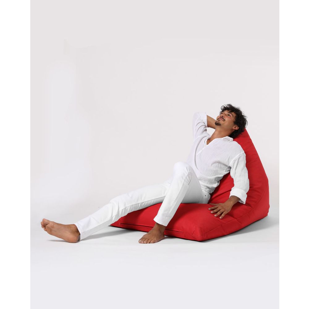 Piramidalni Veliki Pouf - Crveni Vrt Bean Bag slika 12