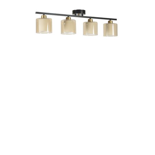 Yeni Nomi 4 Lü Siyah Bal Camlı Avize Black
Amber Chandelier slika 3