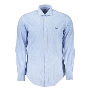 HARMONT &amp; BLAINE MEN'S BLUE LONG SLEEVE SHIRT