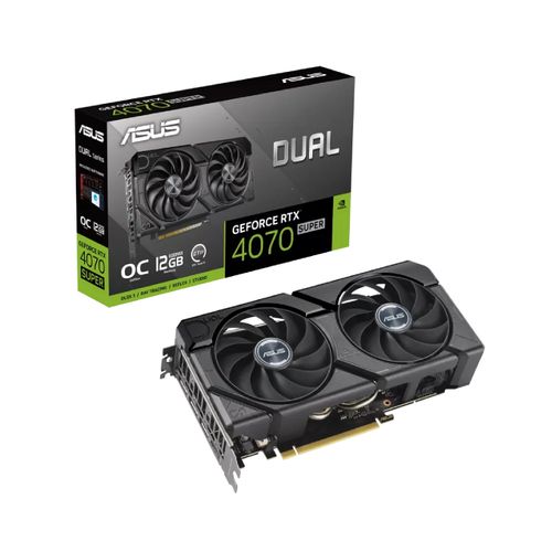 Asus nVidia GeForce RTX 4070 SUPER 12GB 192bit DUAL-RTX4070S-O12G-EVO grafička karta slika 1