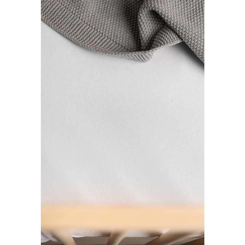 Plahtana jersey deluxe bijela 160x80 slika 3