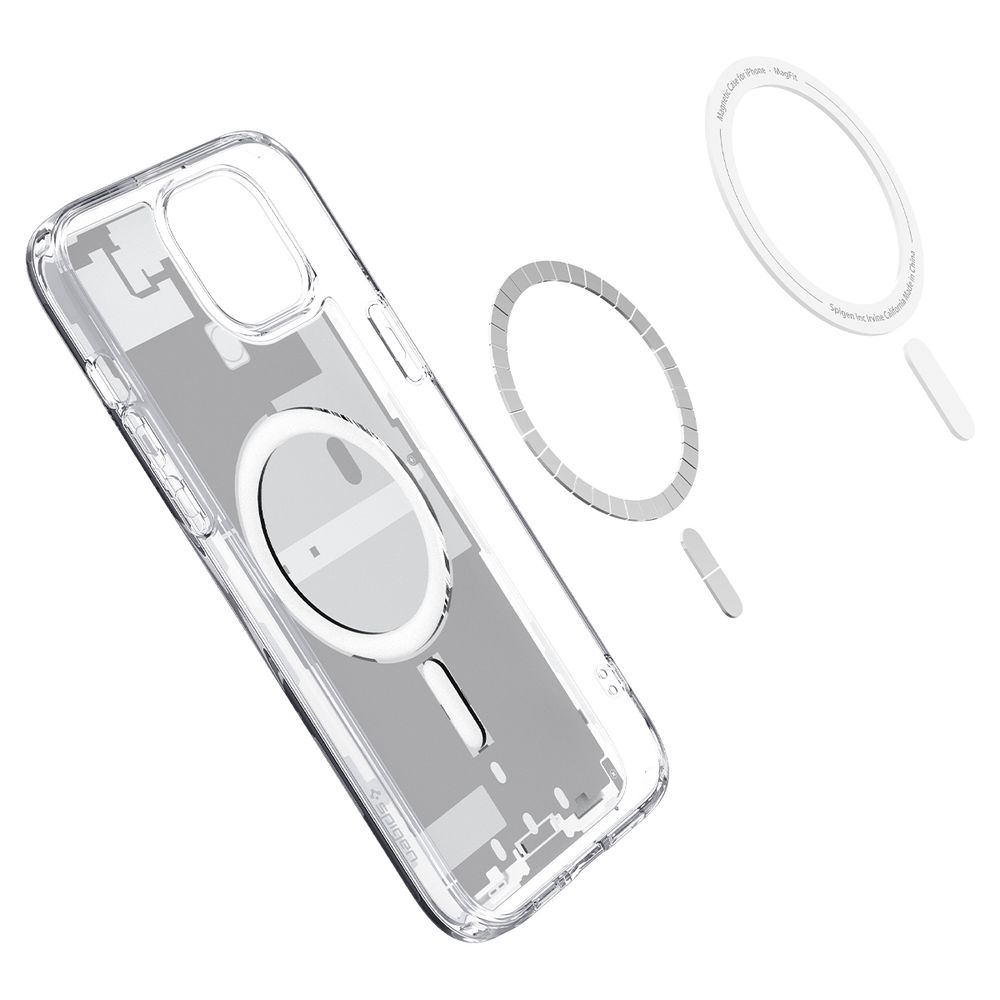 Spigen Ultra Hybrid MagSafe, zero one white - iPhone 15 slika 7