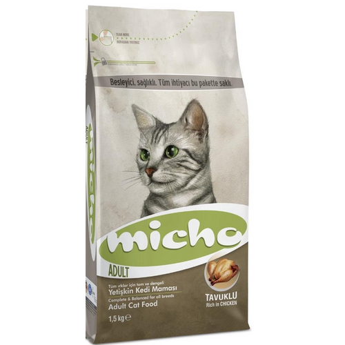 MICHO PREMIUM HRANA - za odrasle mačke -Piletina 1.5kg slika 1