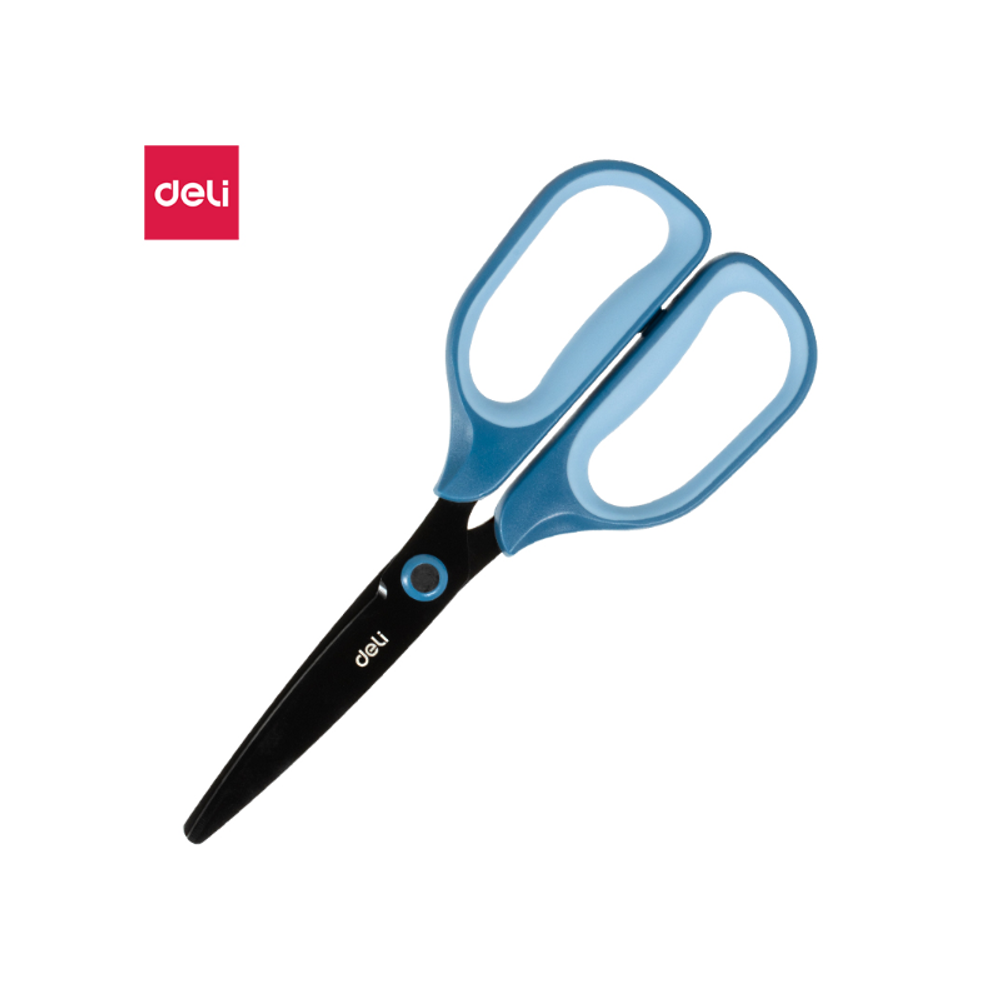 MAKAZE DELI 17,5CM TEFLONSKE PASTEL PLAVE slika 1