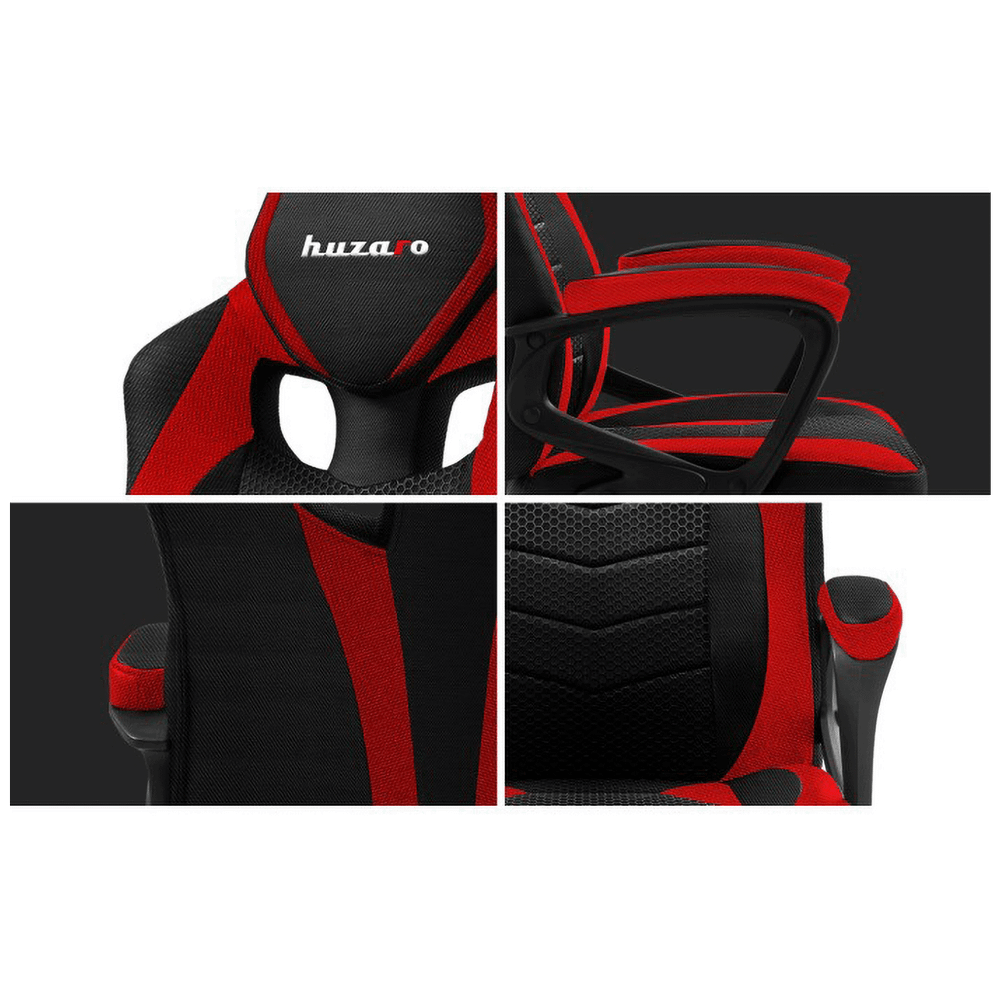 Huzaro Gaming stolica / Force 2.5 Red Mesh, crveno crna slika 7