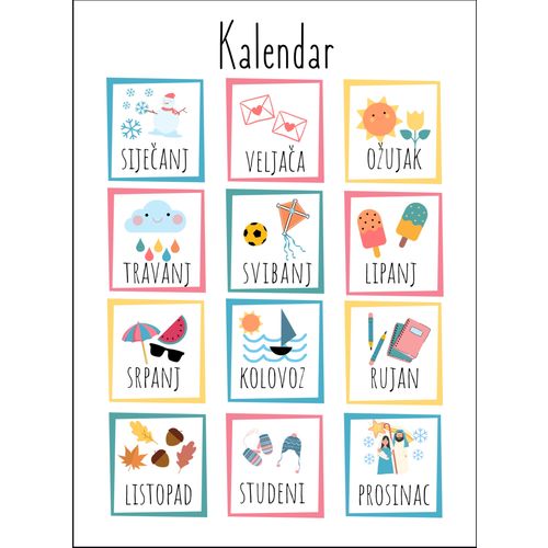 Poster Kalendar slika 1