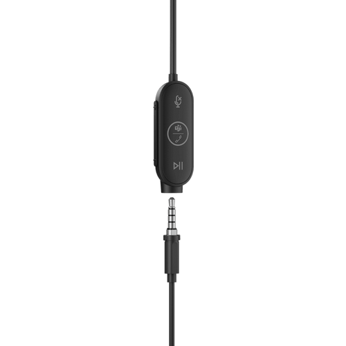 LOGITECH Logi Zone Wired Earbuds Teams - GRAPHITE - USB - EMEA slika 4