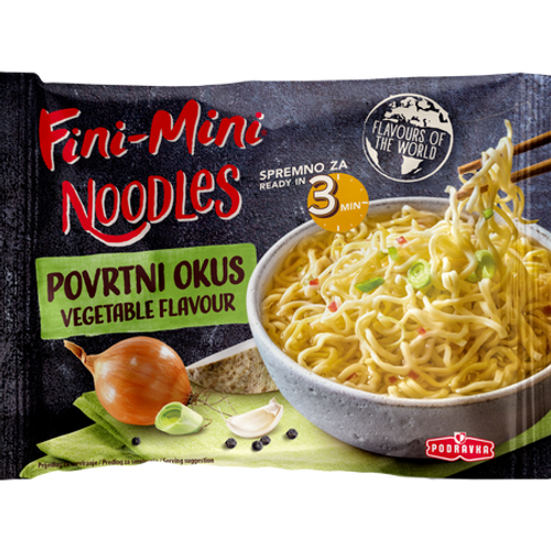 Fini Mini povrtni noodles, vrećica 5x75g slika 1