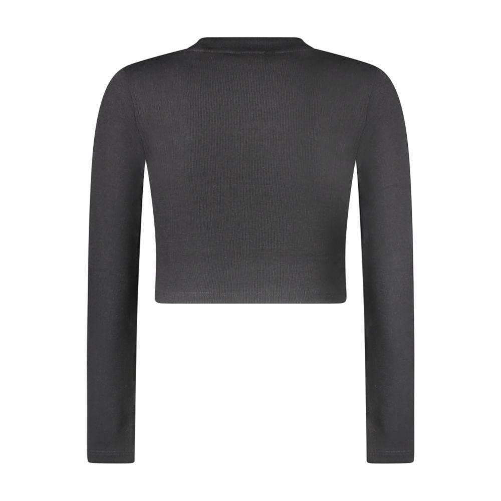 Guess Jeans majica dugih rukava za djevojčice, crna slika 2