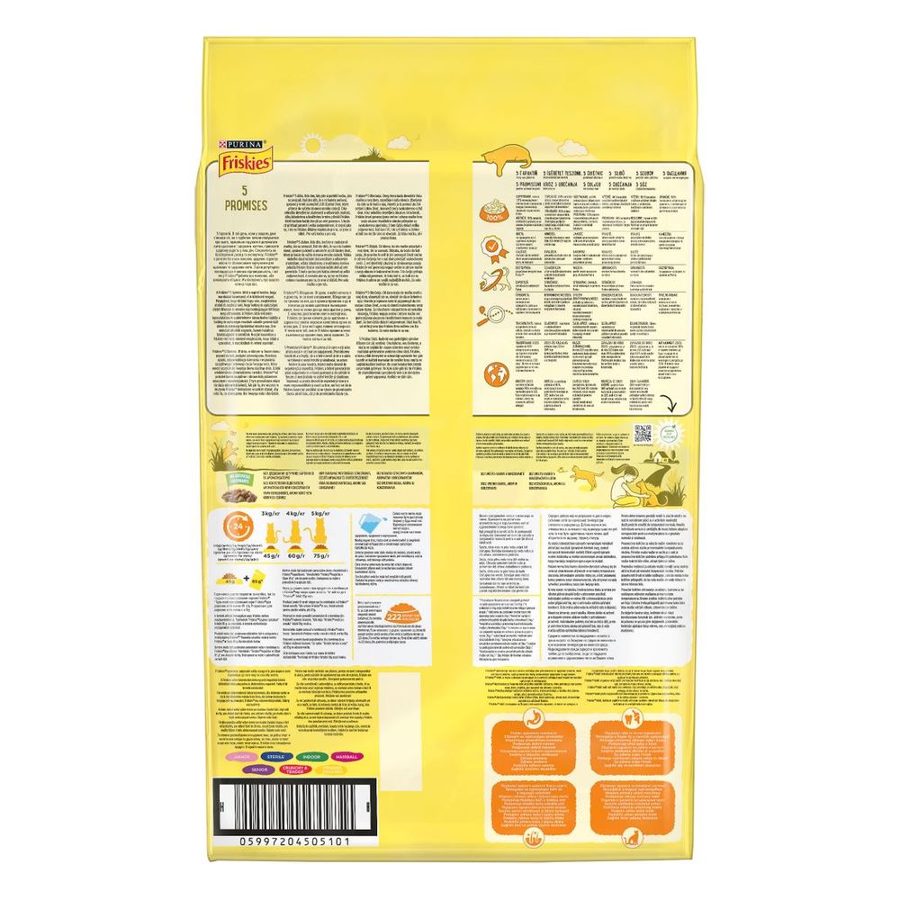 Friskies® Hrana za mačke, ukusna kombinacija govedine i piletine, s povrćem, Adult 1,5kg slika 4