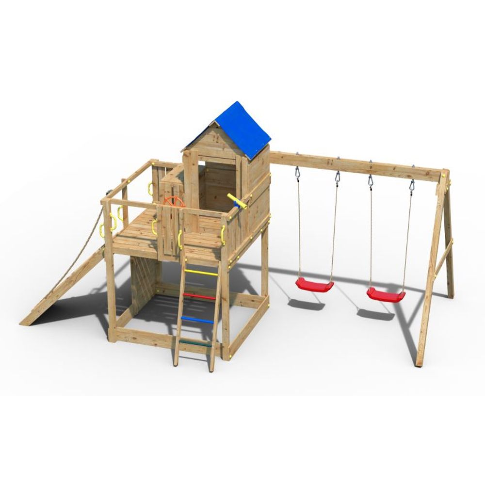 Fungoo Set TREEHOUSE 3 - Drveno dječije igralište slika 3