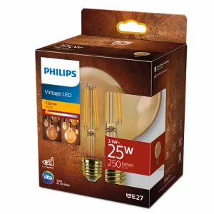 Philips led sijalica g95 25w 1800k e27 ndsrt amber 1pf, 929003628301