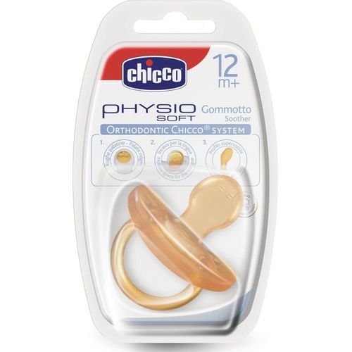 Chicco Duda varalica Physio Soft 12m+ - Kaučuk slika 1