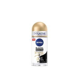 Nivea Invisible Black & White Roll-On Dezodorans za žene 50 ml