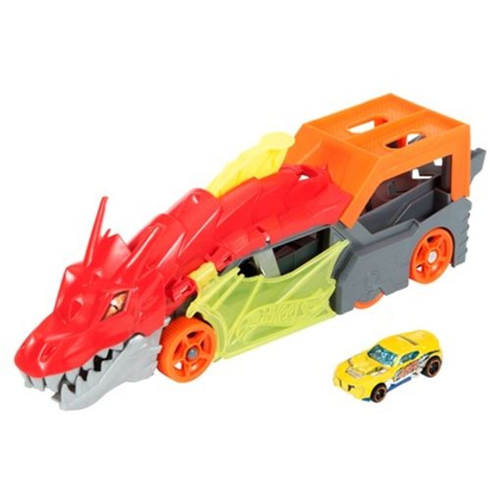 Hot Wheels Zmaj trnsporter ispaljivač sa autićem  slika 2
