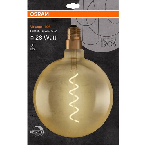 OSRAM 4058075269729 LED Energetska učinkovitost 2021 G (A - G) E27 okrugla  4 W = 28 W toplo bijela (Ø x D) 200.0 mm x 283.0 mm  1 St. slika 1