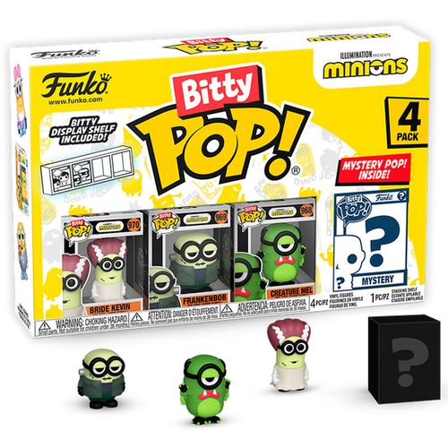 Blister 4 figures Bitty POP Minions Series 2 slika 1